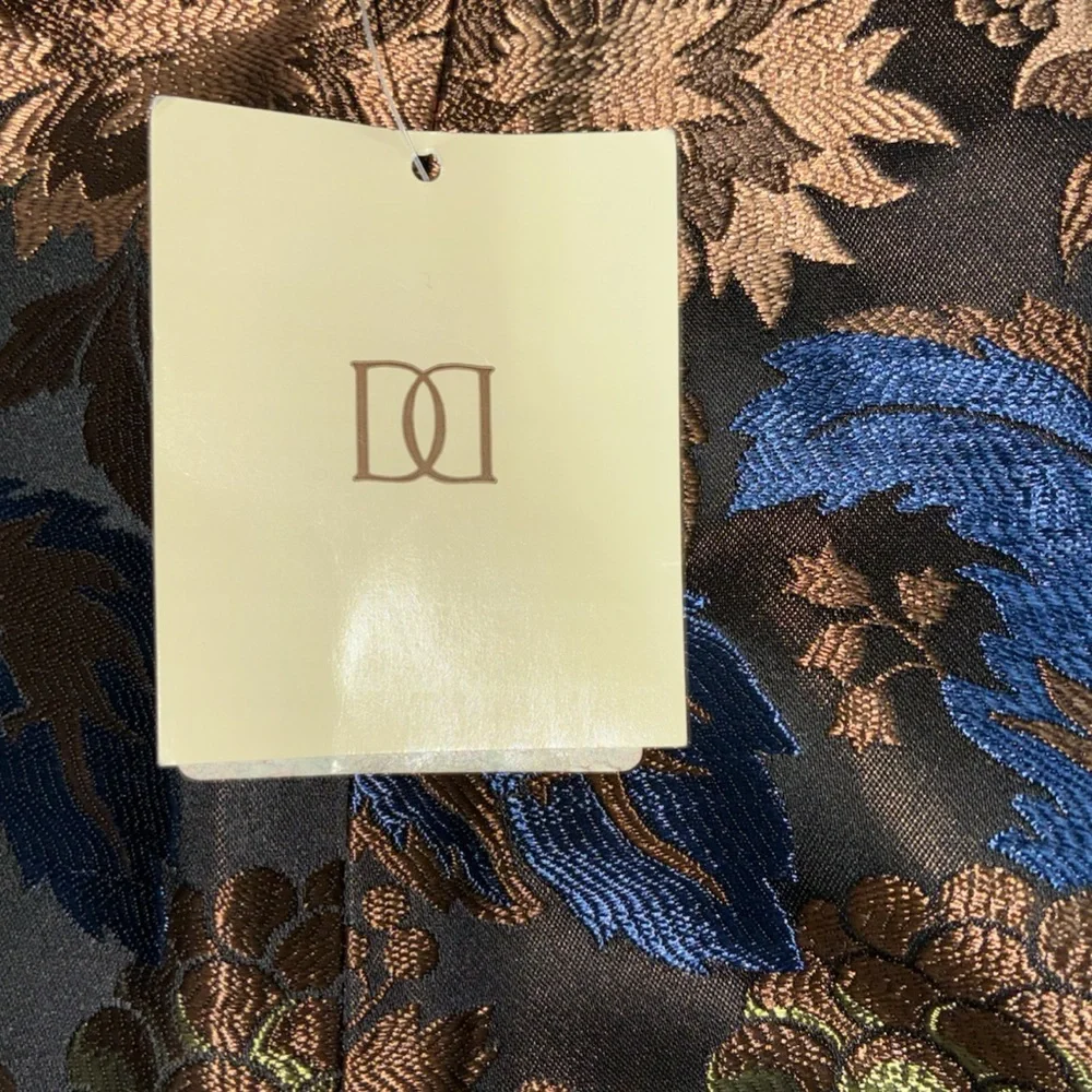 NWT DD Collection Iridescent Satin- feel Jacquard Pencil Skirt Mobwife Vibes